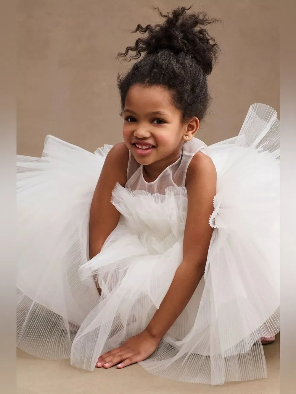 New Anthropologie Princess Daliana Leah Tulle Flower Girl Dress Size 10